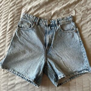 Zara Light Blue Jean Shorts